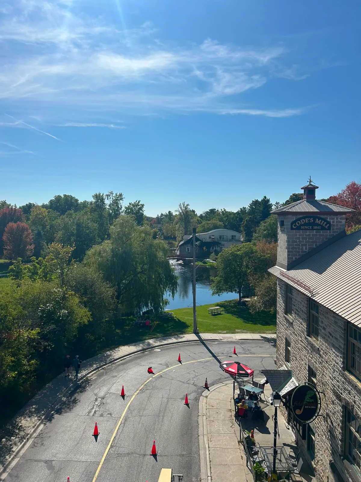 Historic Code's Mill stone building in Perth, Ontario